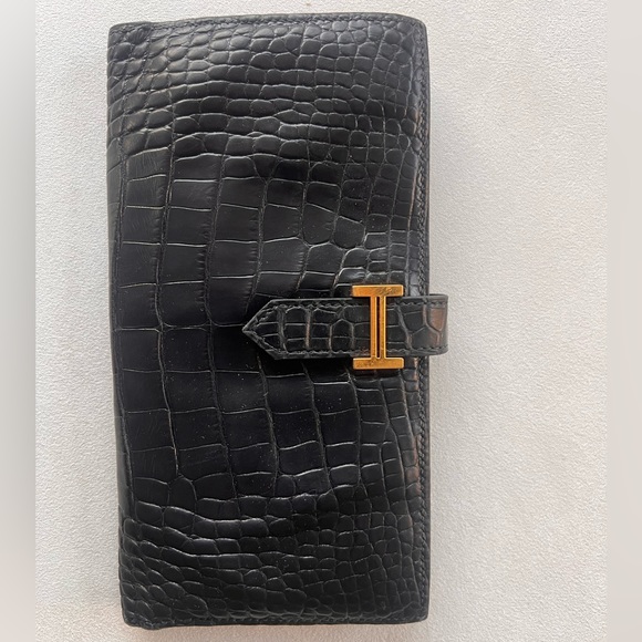 Hermes Other - Hermes Man croc wallet authentic* used